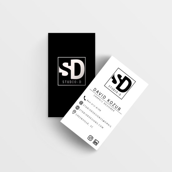 Studio-D Designs Business Card - Instagram